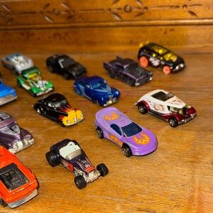 Vibrant Toy Car Collection with Flames-20